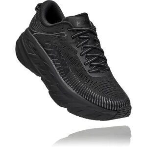 Hoka One One Bondi 7 Black Black Women's Running Shoes Size 7 1110519BBLC